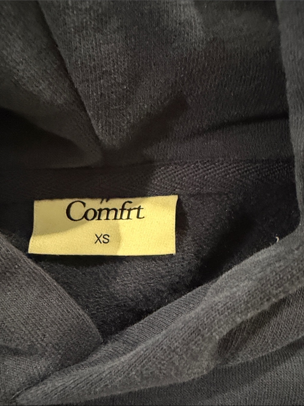 Comfrt Navy Crewneck Sweatshirt with Red-Trim Cuffs - Picture 5 of 5